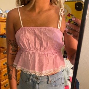 Urban Outfitters Fairy peasant babydoll cami blouse